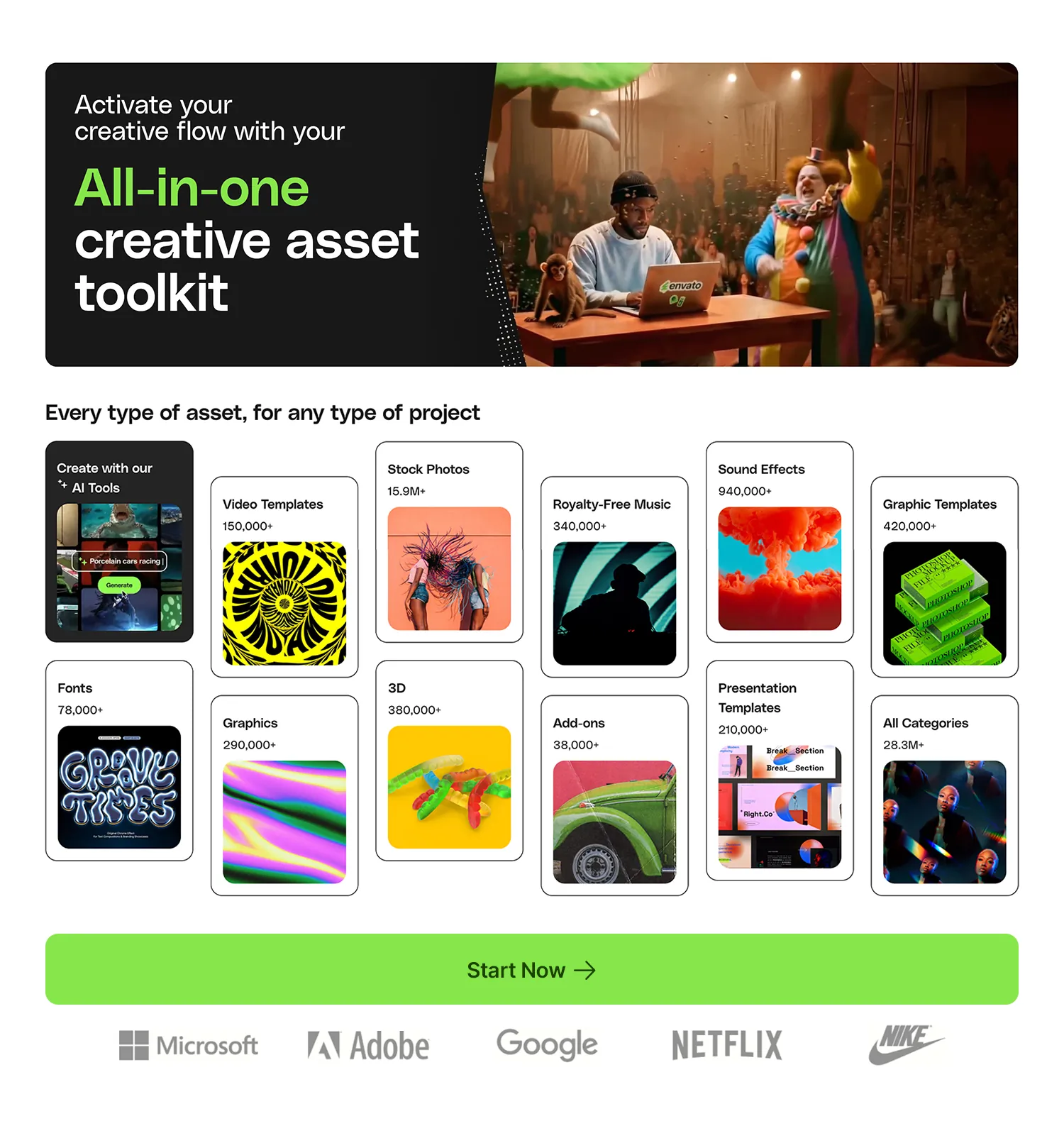 Your all-in-one creative asset toolkit