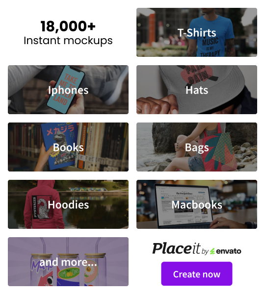 Placeit Instant Mockups
