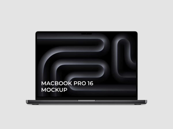 Free MacBook Pro 16 Mockup: Elevate Your Designs with Modern Elegance