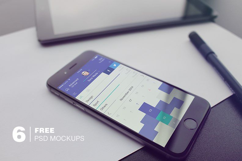 iPhone 6 free mockup