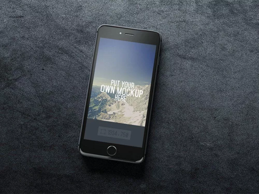 iPhone-Black-PSD-mockup