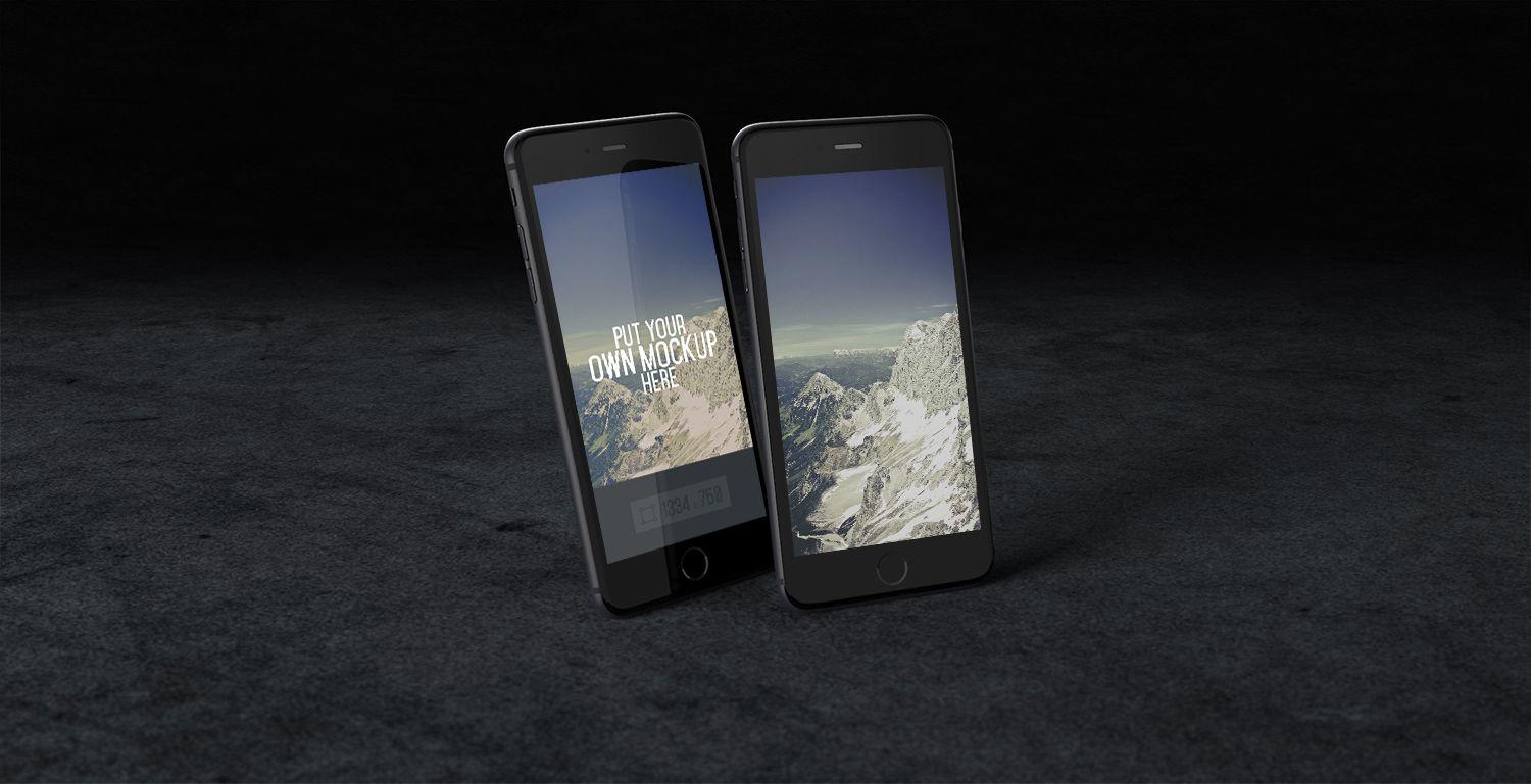 iPhone-Black-PSD-mockup