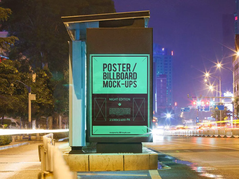 10 Urban Poster Billboard MockUps