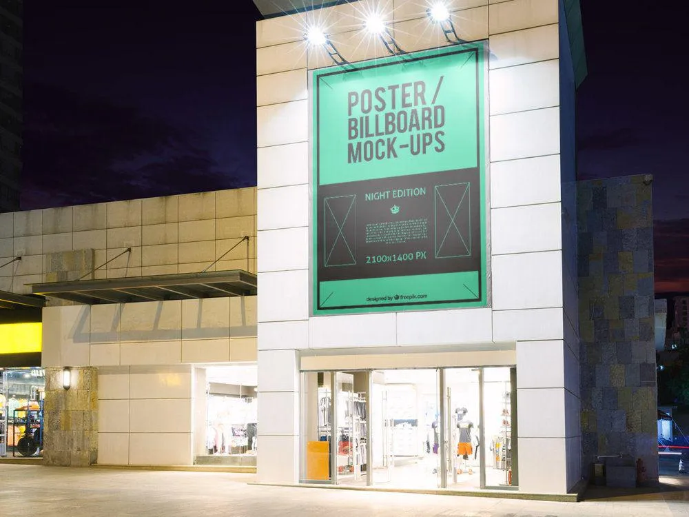10 Urban Poster Billboard MockUps