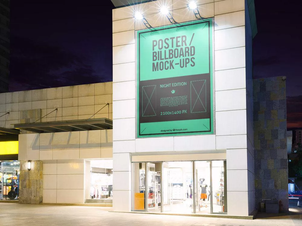 10 Urban Poster Billboard MockUps