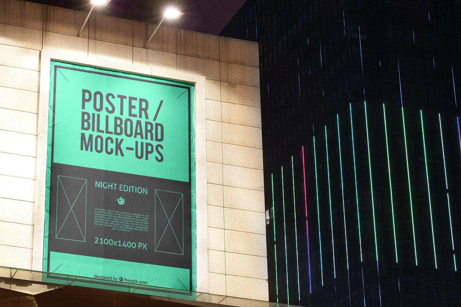 Urban Poster Mockup – Coretan