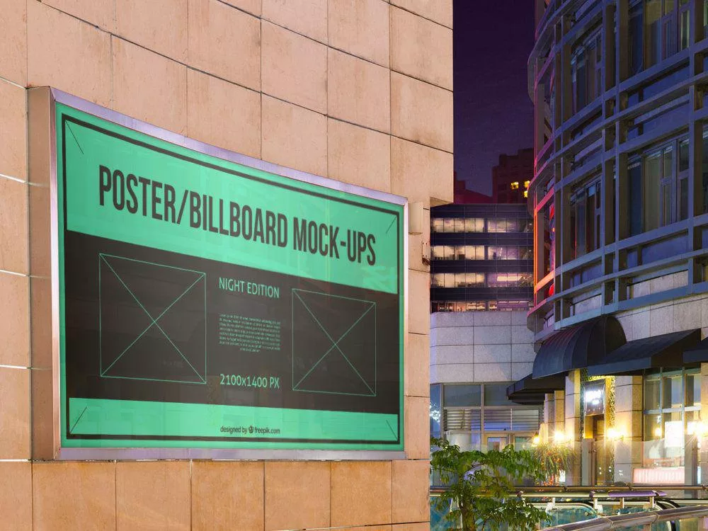 10 Urban Poster Billboard MockUps