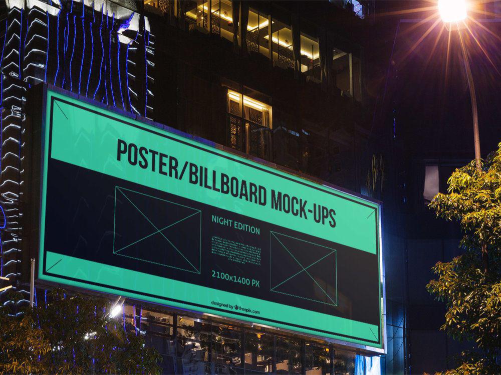 10 Urban Poster Billboard MockUps