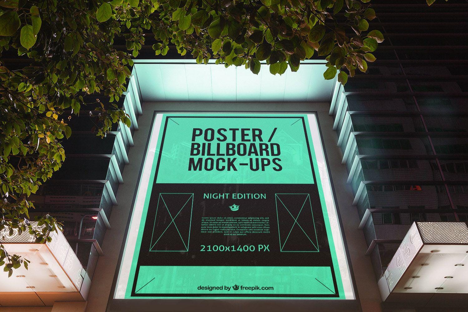 Download 10 Urban Poster/Billboard MockUps | Free Mockup