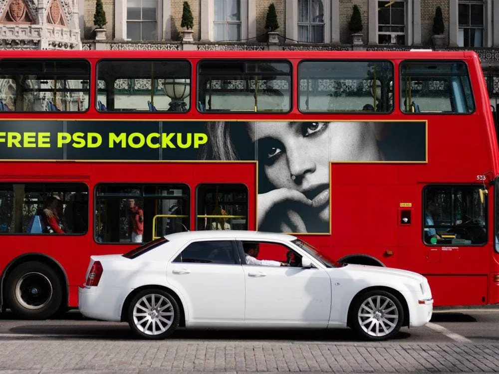Bus Ad Free Mockup