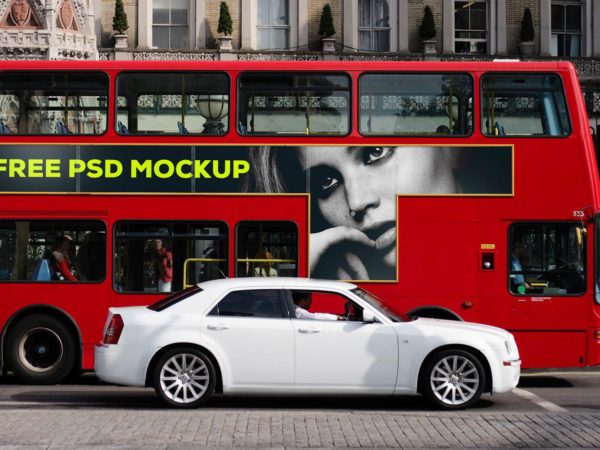 Bus Ad Free Mockup