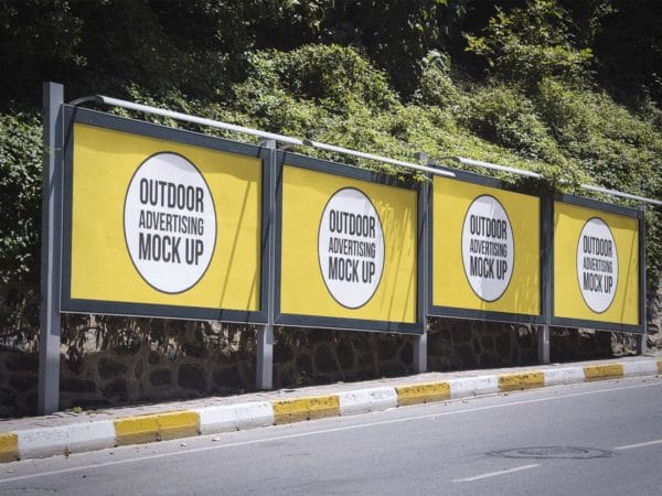 Free Download: Outdoor Advertising MockUps