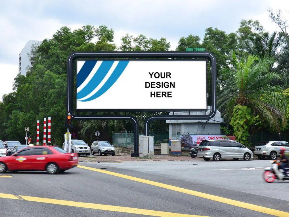 Realistic Impressive Advertising Poster Mockup Design