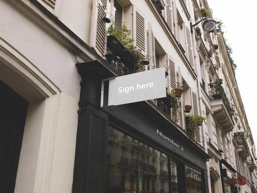5 Signs and Facades MockUps