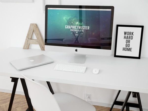 Workspace Mockup Template