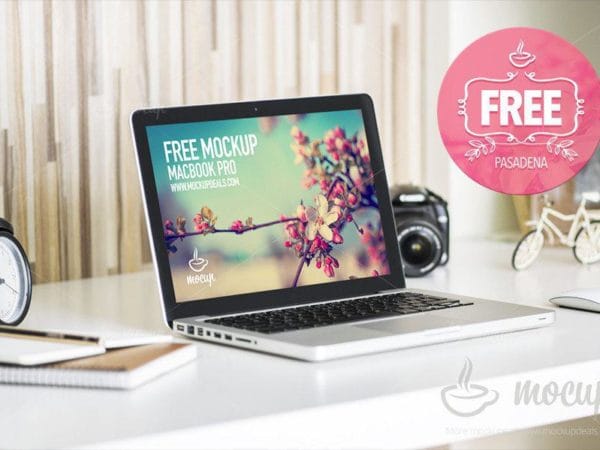 Free Mockup MacBook Pasadena