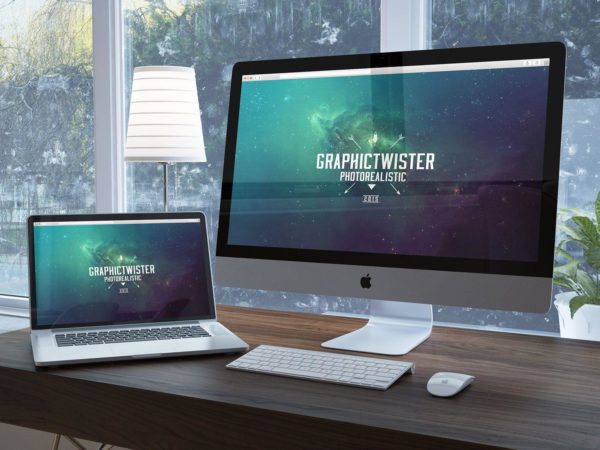 premium workspace mockup