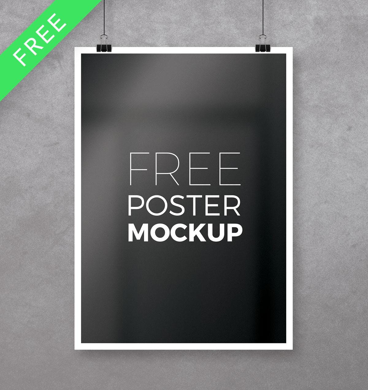 Download Free Multipurpose Photoshop Poster Mockup Free Mockup