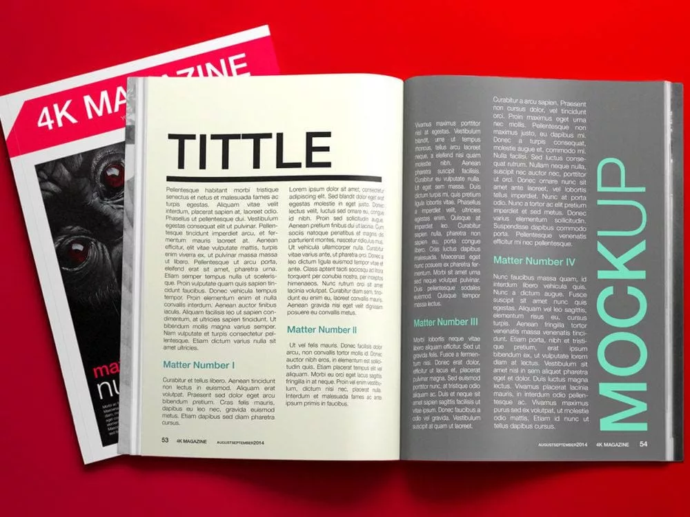 Magazine Mockups 4K