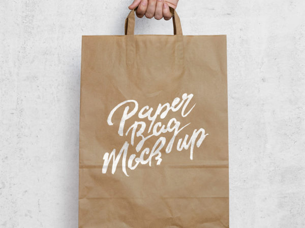 Brown Paper Bag MockUp