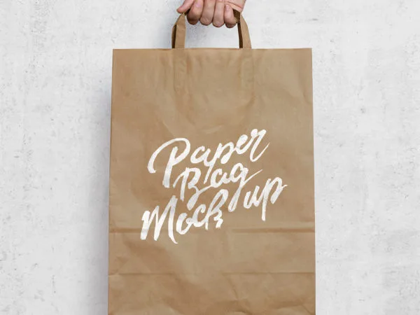 Brown Paper Bag MockUp