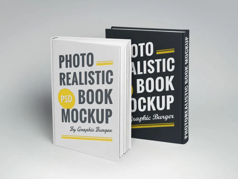 Hardcover Book Mockup