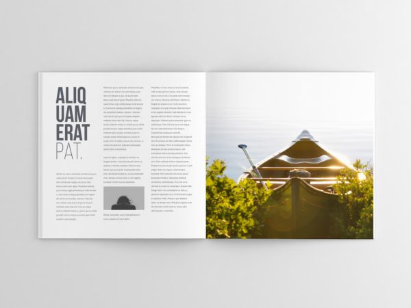 Square Magazine Mockup