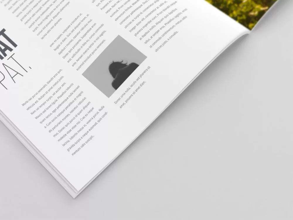Square Magazine Mockup