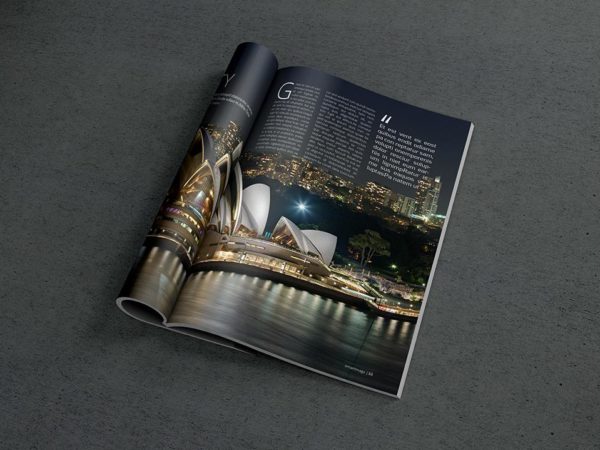 Open Magazine Mockup