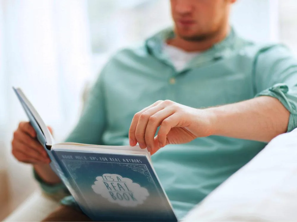 Real Book Mockup
