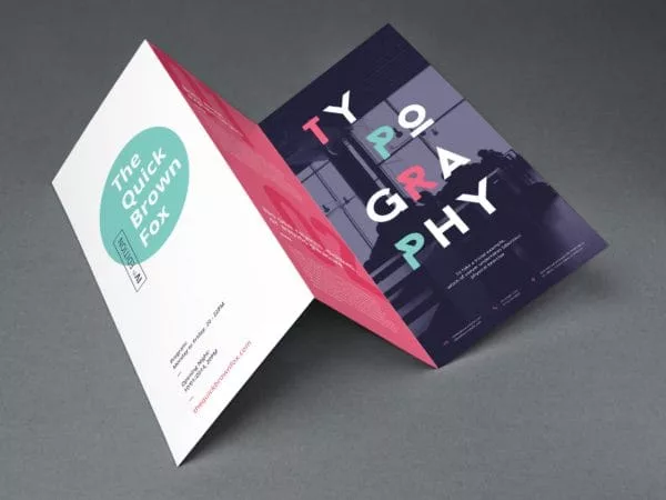 Tri-fold Brochure Mockup