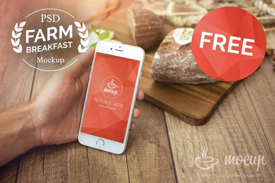 Farm Breakfast iPhone 6 Mockup