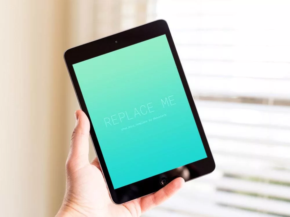 ipad mini free mockup