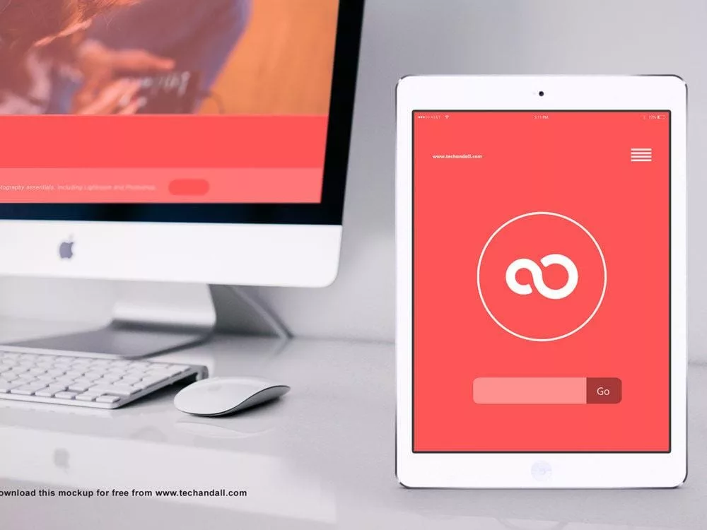 ipad free psd mockup