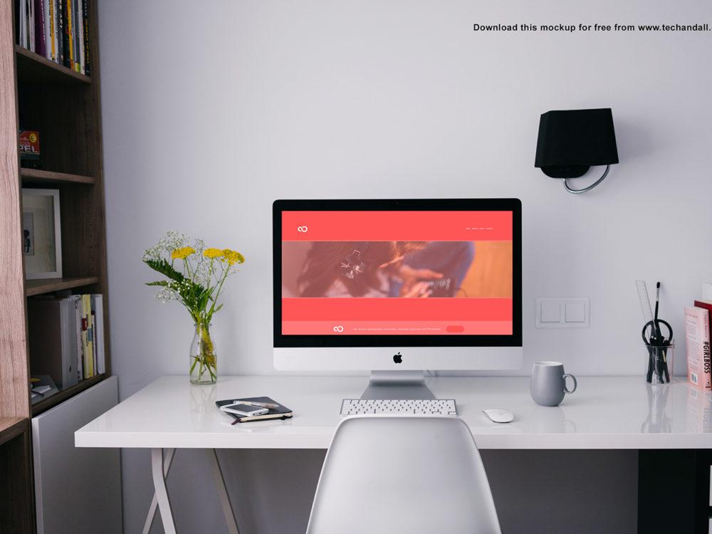 Download imac-free-psd-mockup | Free Mockup