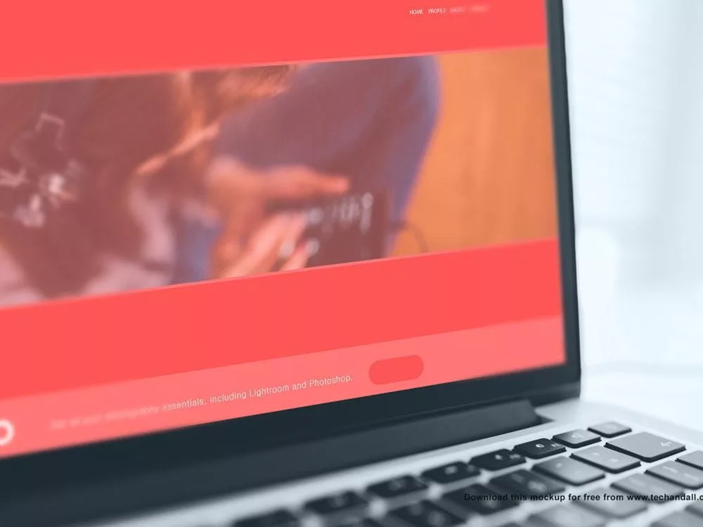 macbook free psd mockup