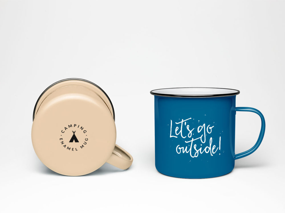 Download Enamel Mugs 01 Free Psd Mockup Free Mockup