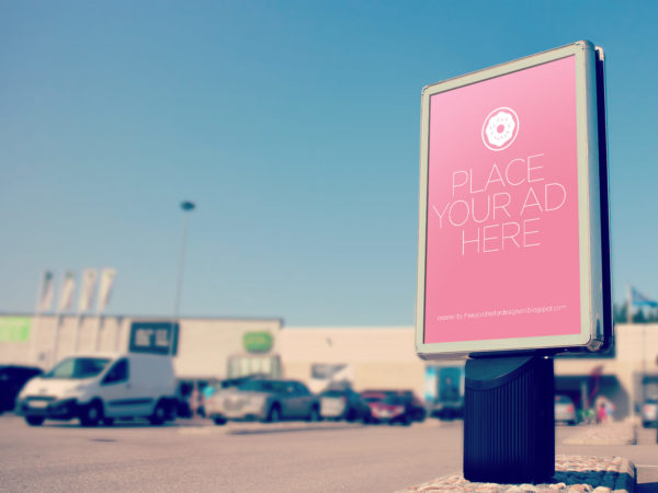 Free PSD City Outdoor Billboards Mockup