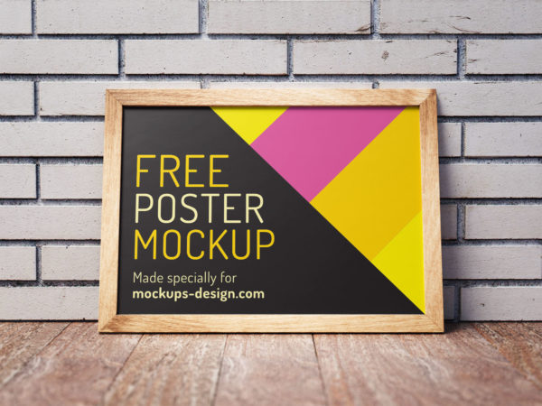 Poster Free Mockup PSD
