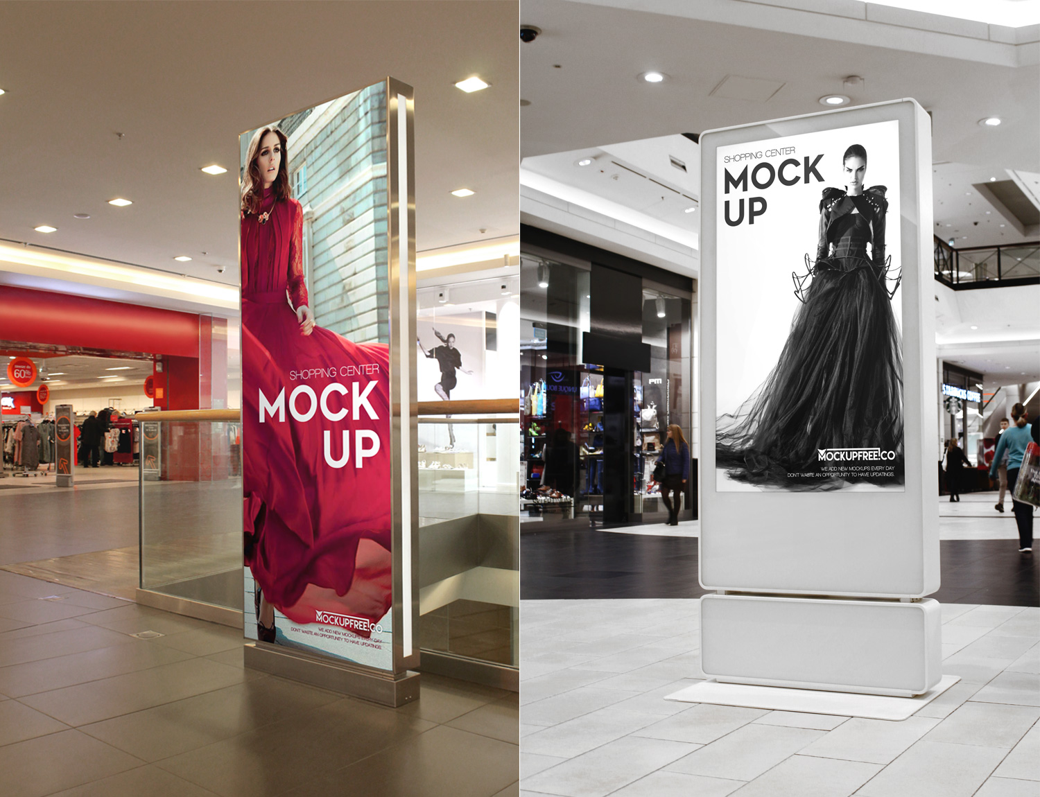 Download Shopping Center Free Mockups Free Mockup