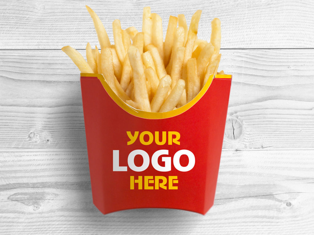 French fries free mockup | free mockup