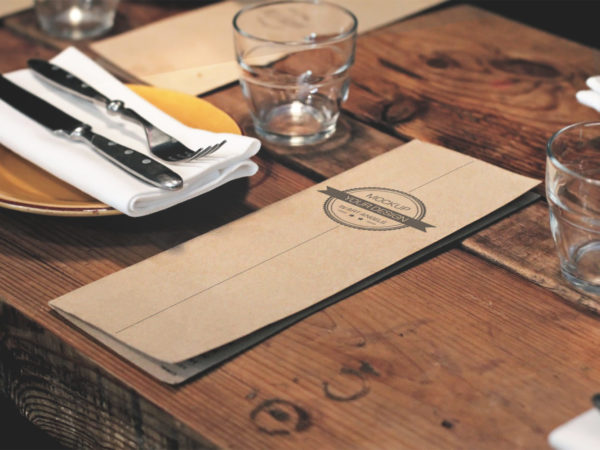 Restaurant Menu – Free PSD Mockup