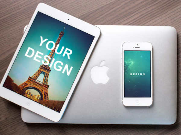 Ipad + Iphone – Free PSD Mockup