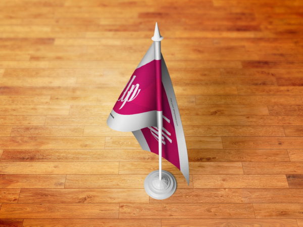 Download 3-Desk-Flags-Free-PSD-Mockups-3 | Free Mockup