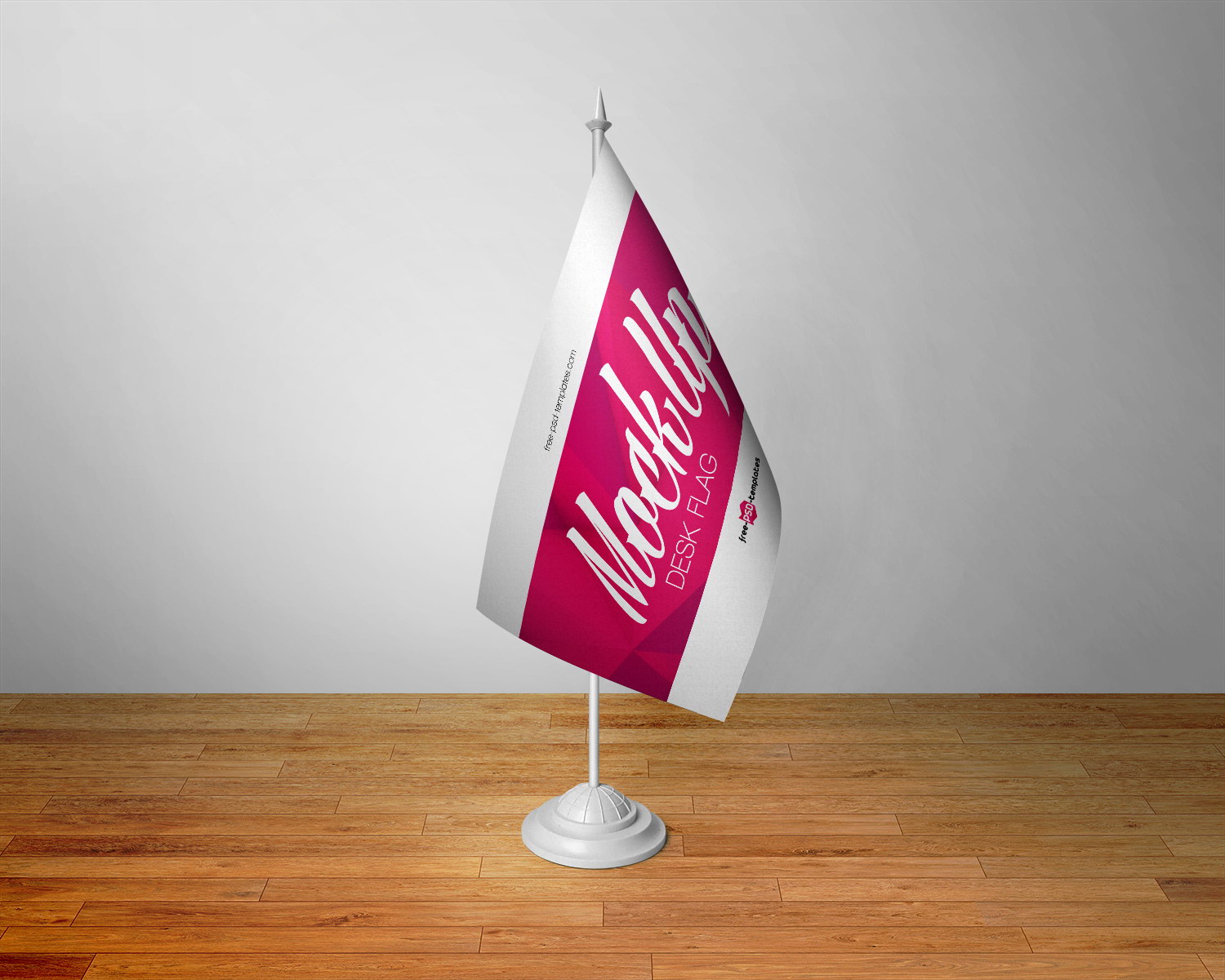 Download 3 Desk Flags Free Psd Mockups Free Mockup