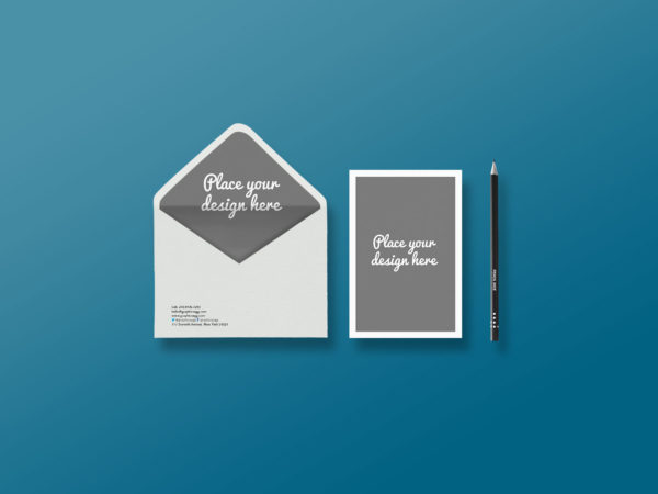 Envelope Branding – Free PSD Mockup