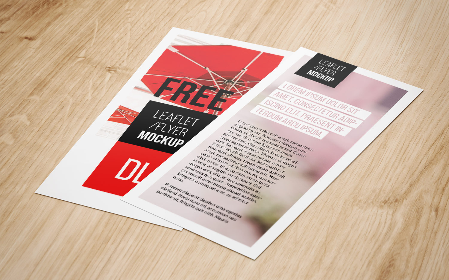 flyer mockup psd free download