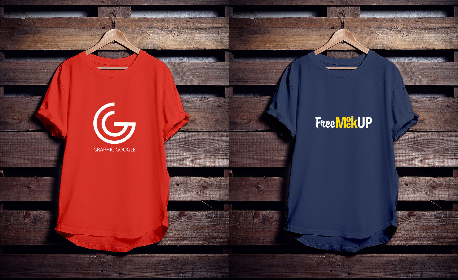 Download Hanging T-Shirt - Free PSD Mockup | Free Mockup