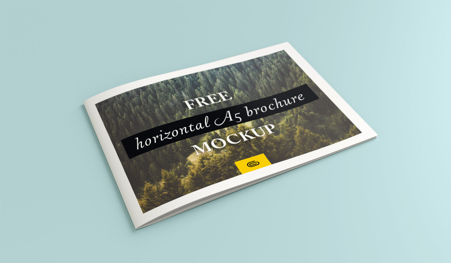 Download Landscape brochure - 4 Free PSD Mockups | Free Mockup