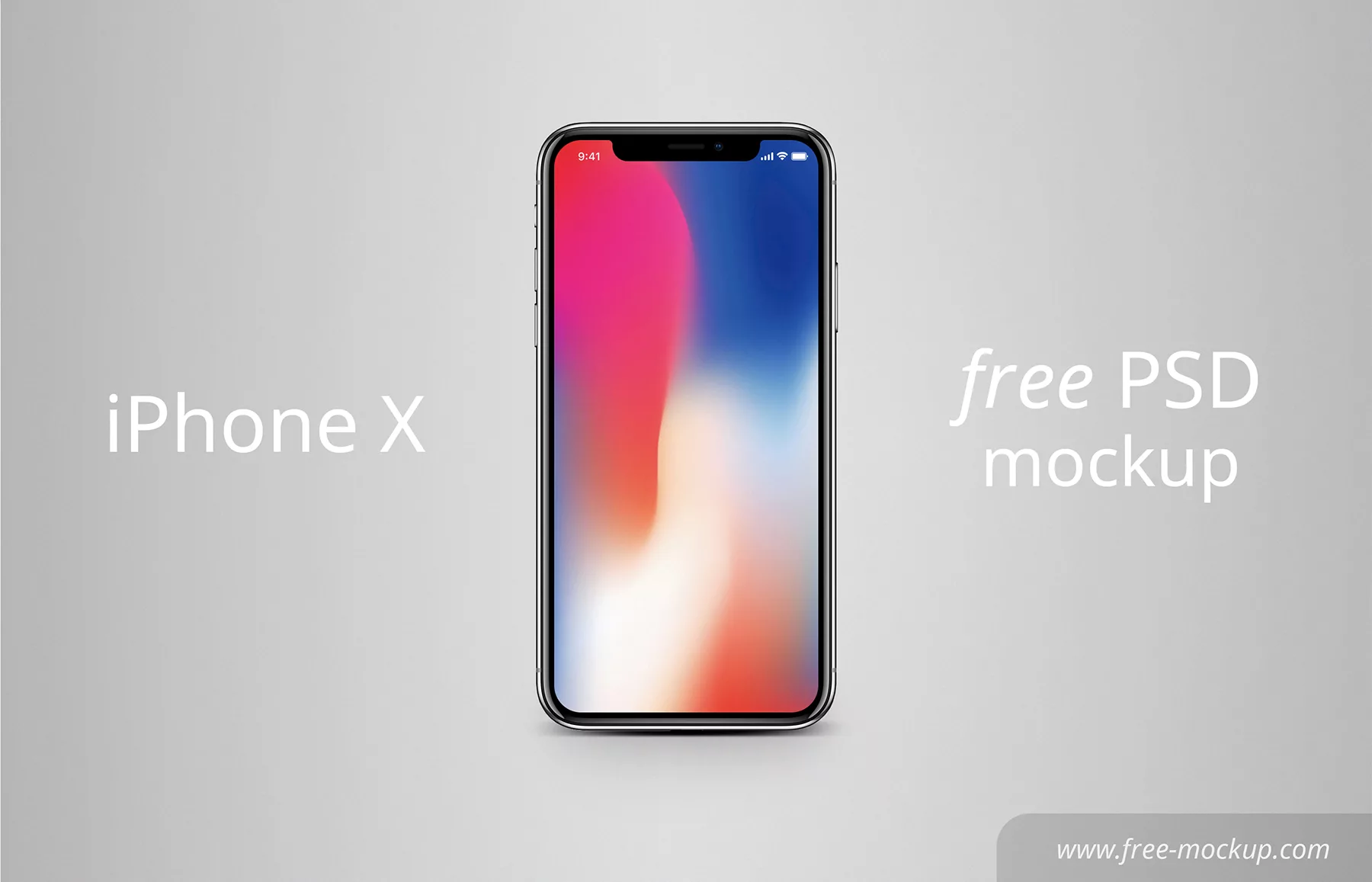 iPhone X – Free PSD Mockup